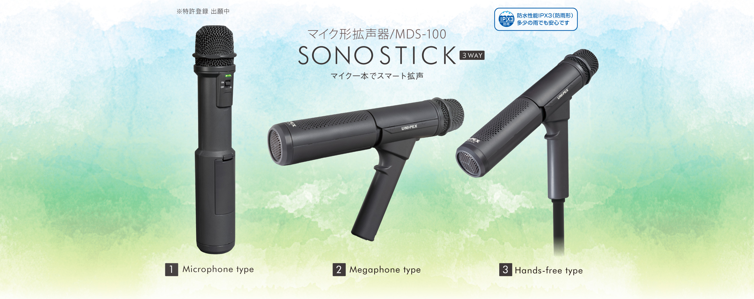 マイク形拡声器　ＳＯＮＯＳＴＩＣＫ